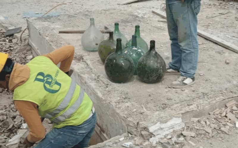 Ancient 14th-Century Glass Bottles Unearthed in Tangier's Medina Restoration