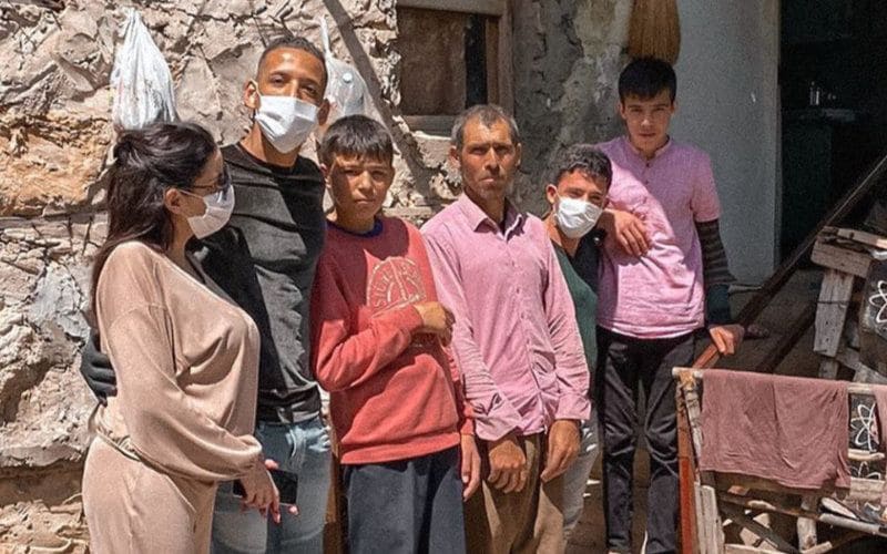 Moroccan Soccer Star Yacine Bammou Delivers Aid to Families in Turkey During Ramadan