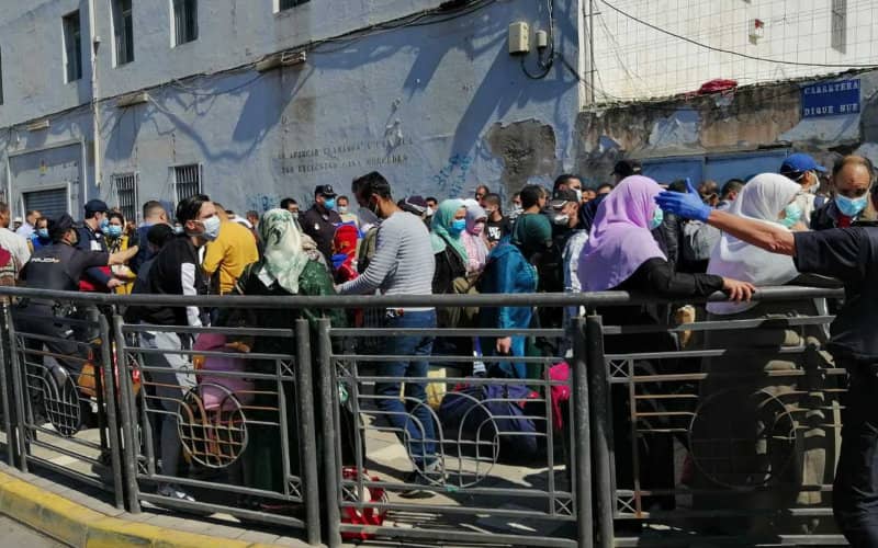 Moroccan Citizens Return Home from Melilla, Enter Quarantine in Nador