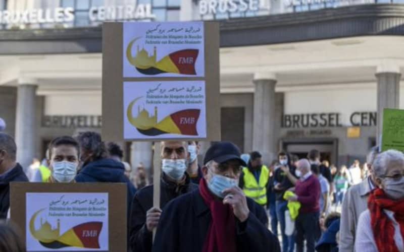 Religious Leaders Rally in Brussels for Looser COVID Restrictions on Worship