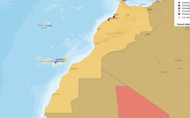 US State Department and CIA Adopt Updated Map of Morocco Including Western Sahara