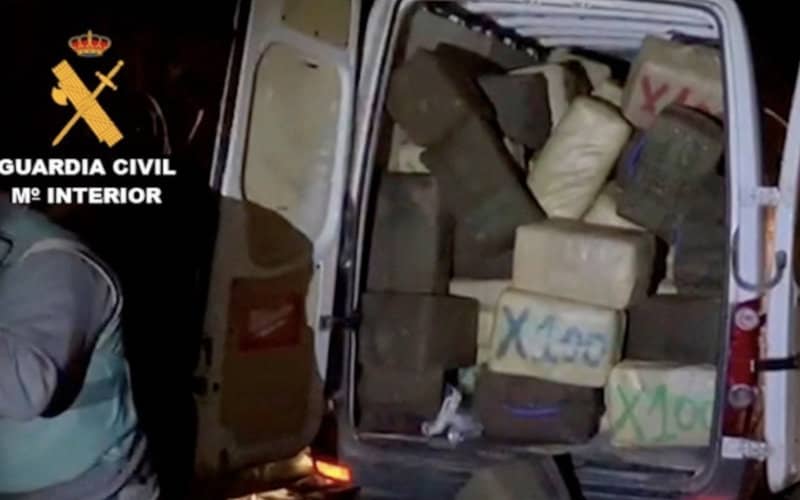 Spanish Police Bust Major Moroccan Hashish Trafficking Ring, Seize 5 Tons