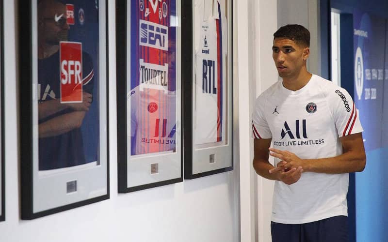 PSG's Achraf Hakimi Joins Former Real Madrid Teammates in Paris