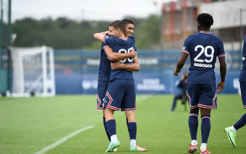 Hakimi Shines in PSG Debut, Provides Assist in 4-0 Friendly Win