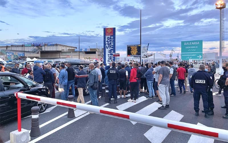 Chaos at Sète Port: New Morocco Ferry Line Sparks Passenger Unrest and Security Measures