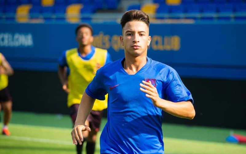 Barcelona Extends Contract of Moroccan Prospect Zacarias Ghailan to 2024