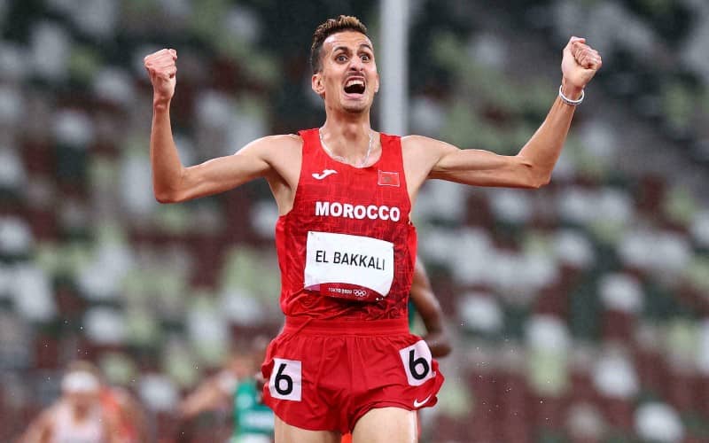 Moroccan Runner El Bakkali Wins Gold in Olympic 3,000m Steeplechase