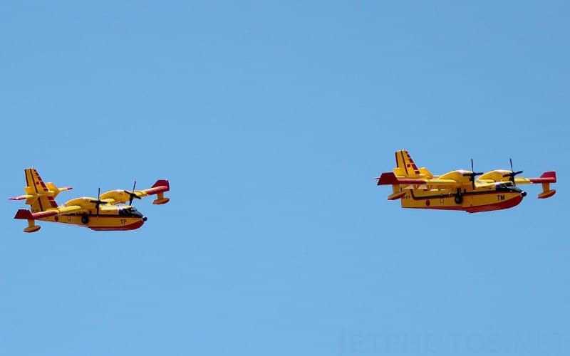 Morocco Deploys Rare Canadair Water Bombers to Combat Massive Forest Fire