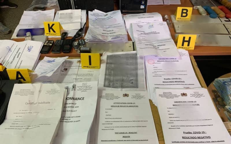 Moroccan Police Bust Covid Test Forgery Ring at Nador Airport