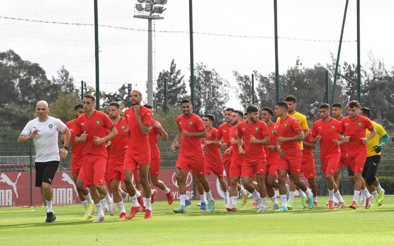 Morocco Intensifies Training for Underplayed Players Ahead of Sudan Match