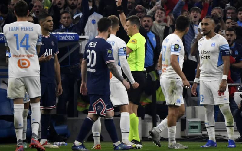 PSG's Achraf Hakimi Suspended for One Match After Red Card in Marseille Clash