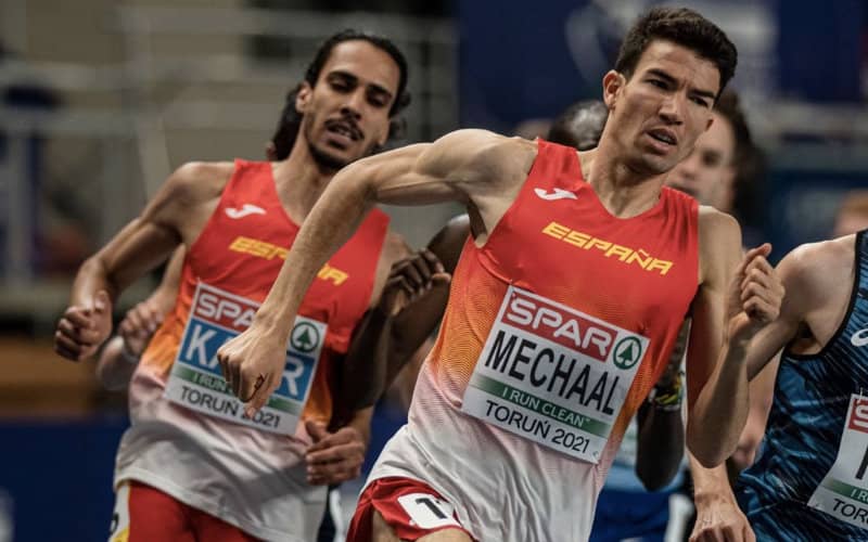 Spanish-Moroccan Runner Mechaal Breaks European Indoor 3,000m Record, Eyes More Milestones