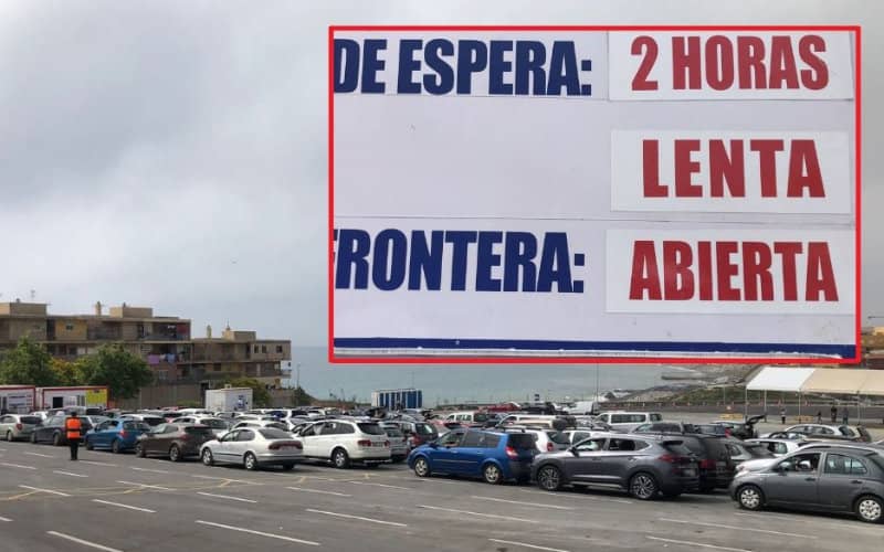 Massive Border Delays as Vehicles Queue for Hours to Enter Morocco from Ceuta