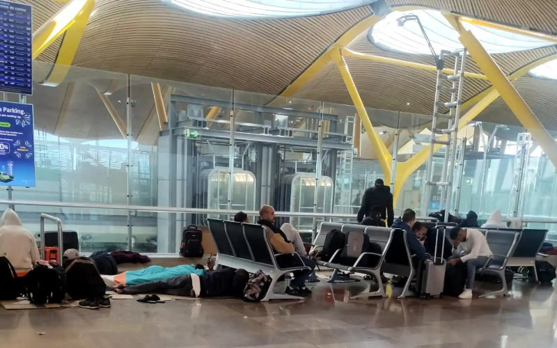 Asylum Seekers Overwhelm Madrid Airport as Migrants Exploit Layover Loophole