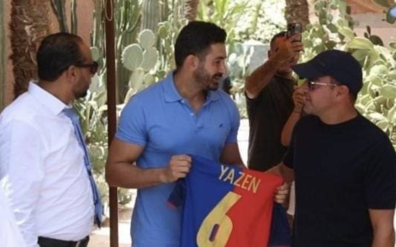 Barcelona Legend Xavi Hernandez Spotted Vacationing in Marrakech