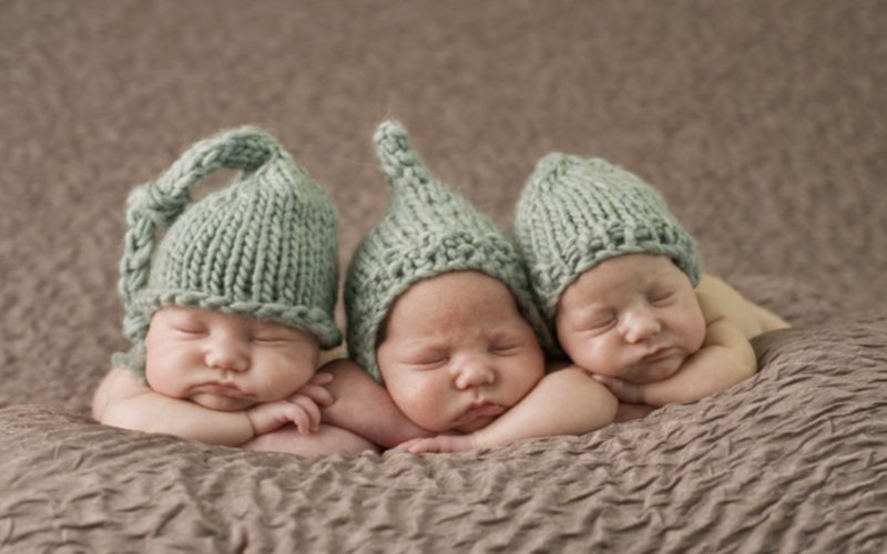 Belgian Family Welcomes Rare Monozygotic Triplets, Expanding to Eight Children