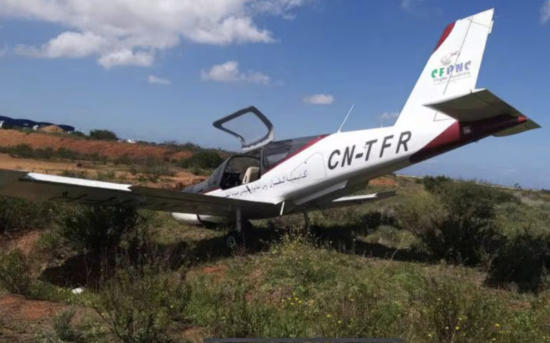 Benslimane: a plane leaves the runway at the airport