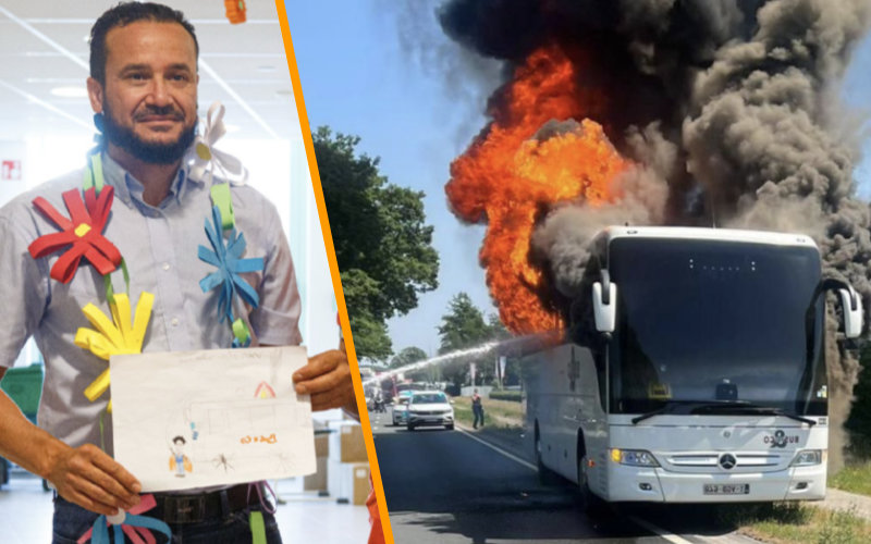 Bus Driver Hailed as Hero After Evacuating 37 Children from Burning Vehicle in Belgium