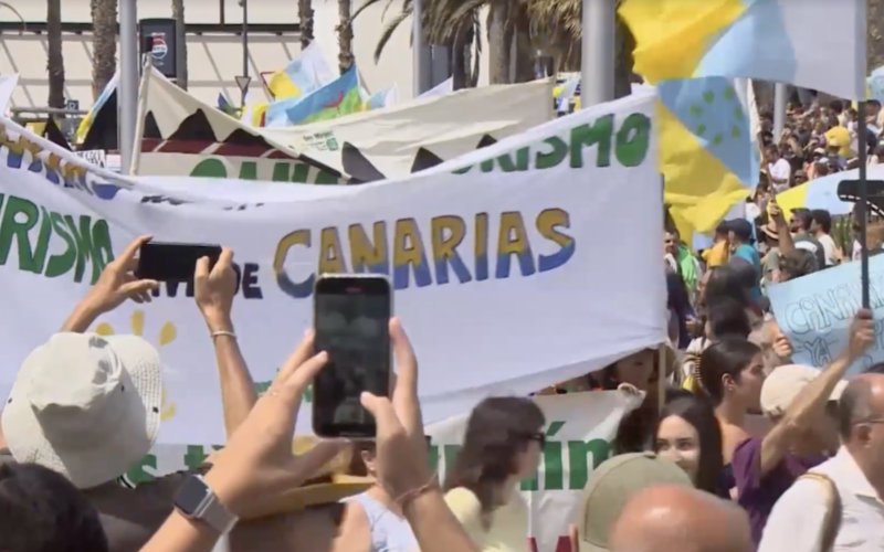 Canary Islands Tourism Protests Turn Violent, Spark Concerns for Industry