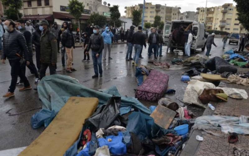 Casablanca Authorities Dismantle Migrant Camp Near Bus Station for Second Time