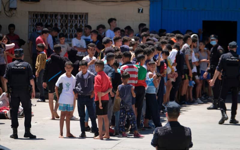 Ceuta Allocates €5.5 Million for Care of Unaccompanied Moroccan Minors