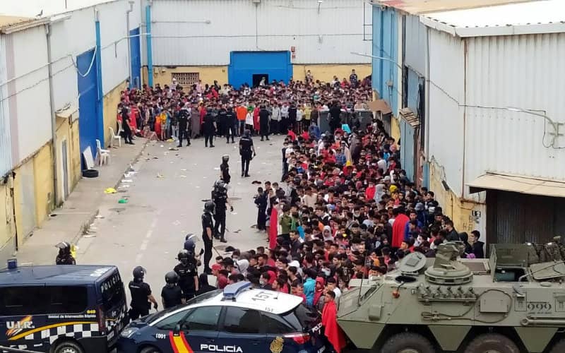 Ceuta Spends $3 Million Monthly on Stranded Moroccan Migrants, Officials Say