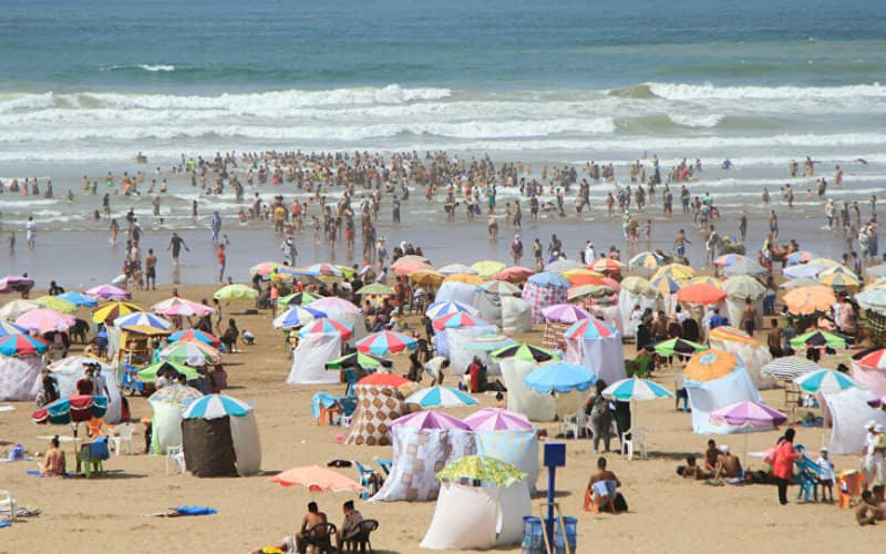 Chaos on Morocco's Northern Beaches: Authorities Crack Down on Illegal Vendors and Safety Hazards