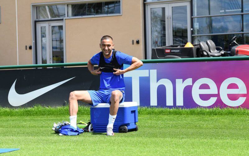 Chelsea's New Signing Hakim Ziyech Joins First Training Session with £40M Price Tag