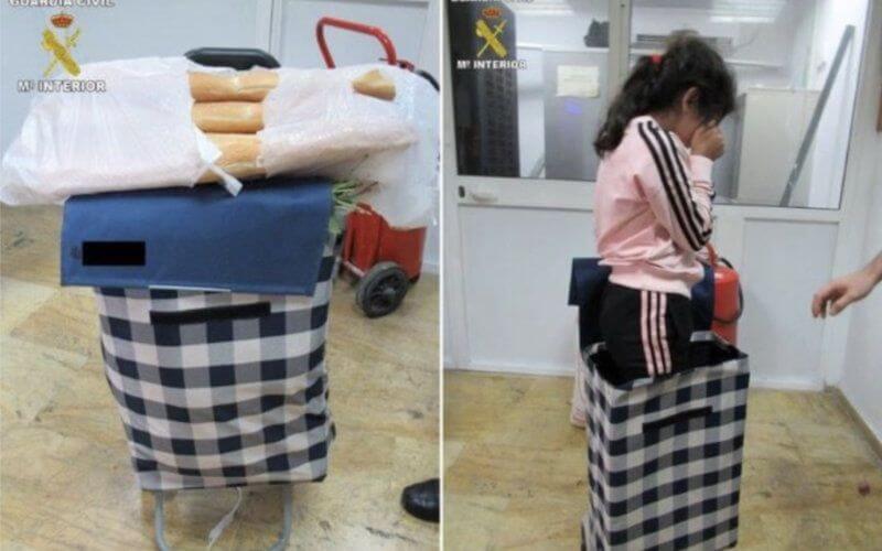 Child Found Hidden in Shopping Cart at Spanish Border Checkpoint
