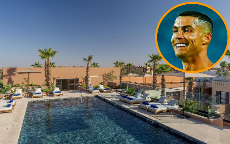 Is Cristiano Ronaldo's hotel a refuge for victims of the earthquake in Morocco?