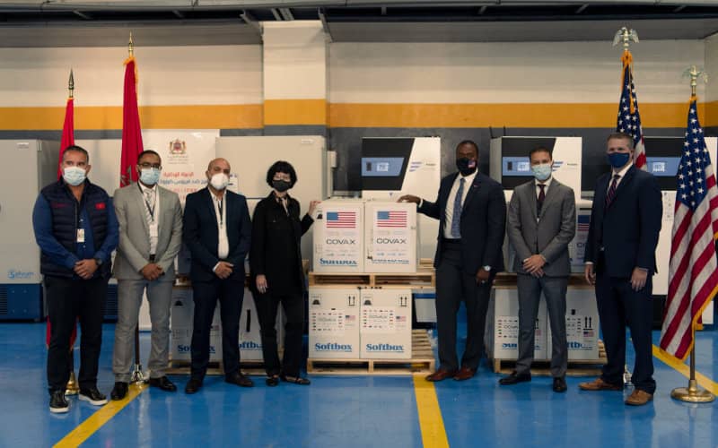 US Donates 850,000 Pfizer Vaccines and $2 Million to Morocco's COVID-19 Fight