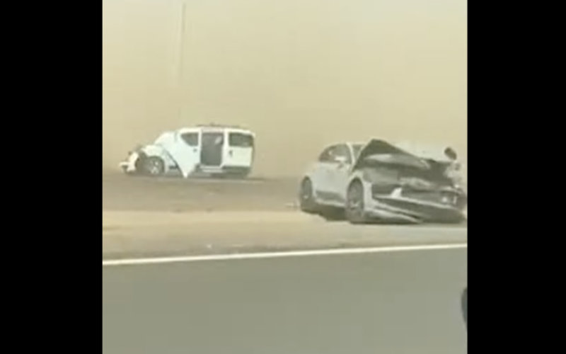 Dust Storms Trigger Multiple Highway Accidents in Morocco as Holiday Traffic Surges