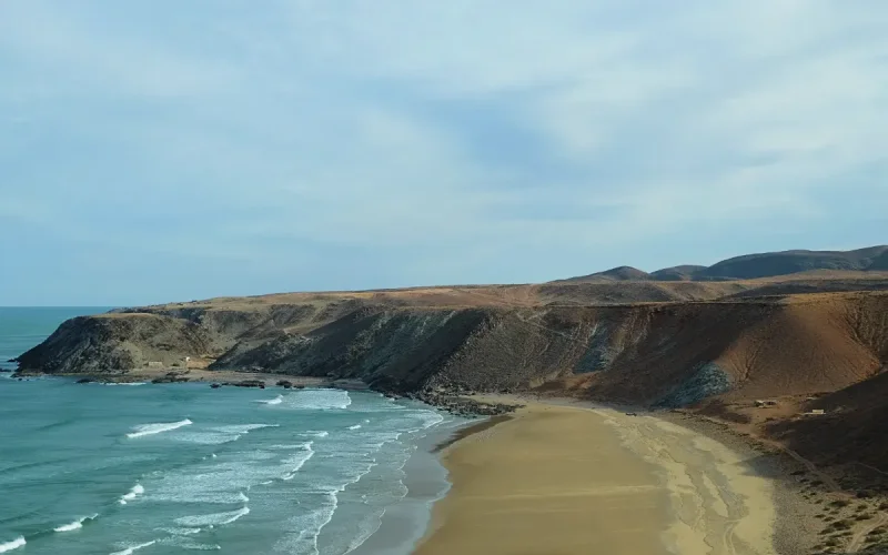 Endless sand and absolute silence: Welcome to Playa Blanca, the wild jewel of southern Morocco