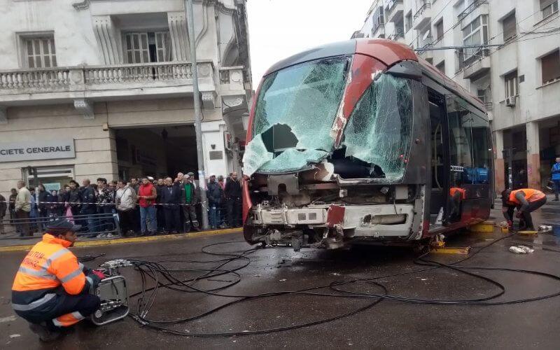 Fatal Collision: Motorcyclist Dies After Crossing into Casablanca Tram's Path