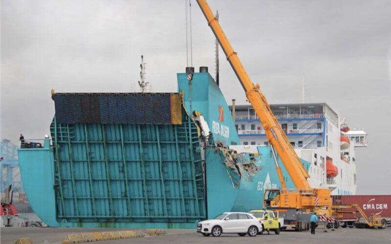 Ferry Collision Near Tangier Port Causes Major Damage, No Injuries Reported