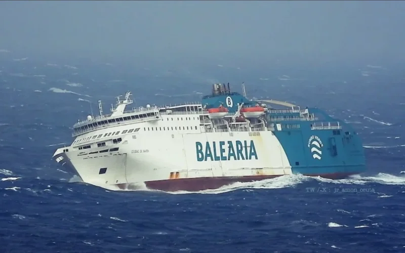 Gibraltar Strait: Tanger Med Traffic Halted Amid Leonardo Storm