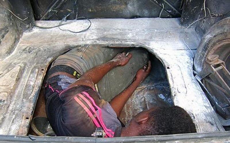 Guardia Civil Uncovers Hidden Migrant in Car at Spanish-Moroccan Border