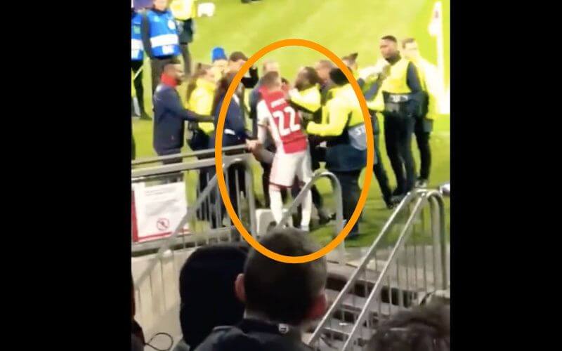 Hakim Ziyech Intervenes to Protect Young Fan from Security During Champions League Match