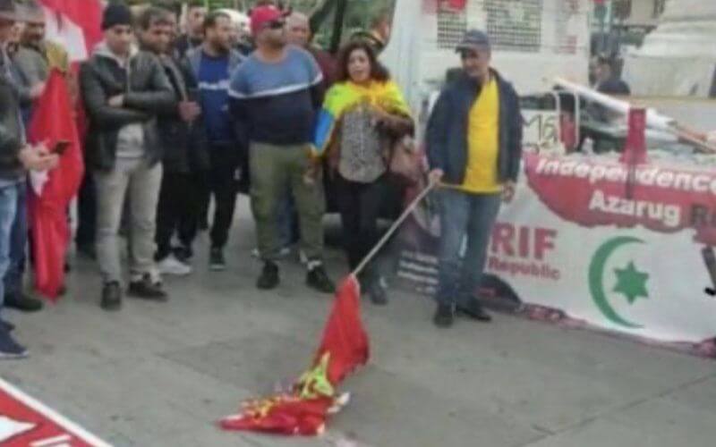 Hirak Leader Zefzafi Condemns Flag Desecration at Paris Protest
