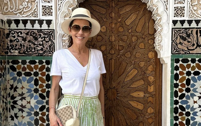TV Host Cristina Córdula Explores Morocco's Desert and Marrakech with Son