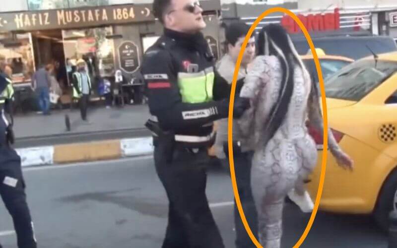 Intoxicated Woman Arrested After Violent Outburst in Istanbul's Taksim Square