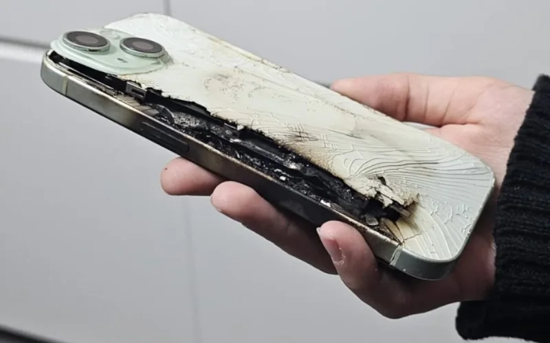 The iPhone 15 of Yasmine explodes, Apple refuses to intervene