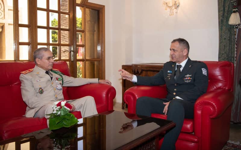 Israeli Army Chief Kochavi Meets Moroccan Military Leaders in Rabat