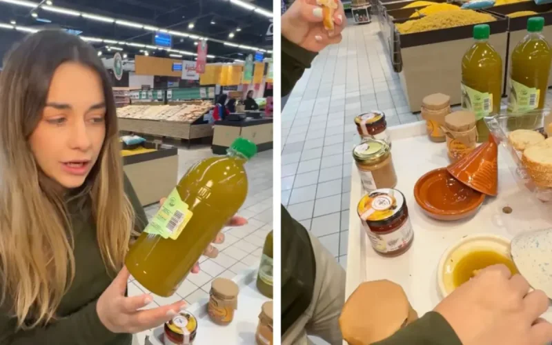 It looks like honey": Spanish TikTokers taste the "super thick" olive oil from Morocco