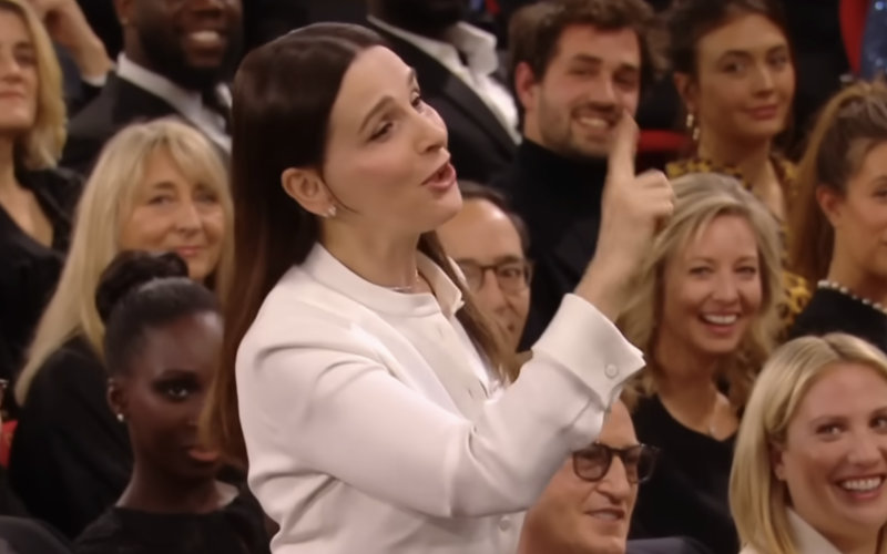 Juliette Binoche Clarifies Spontaneous Césars Ceremony Interjection