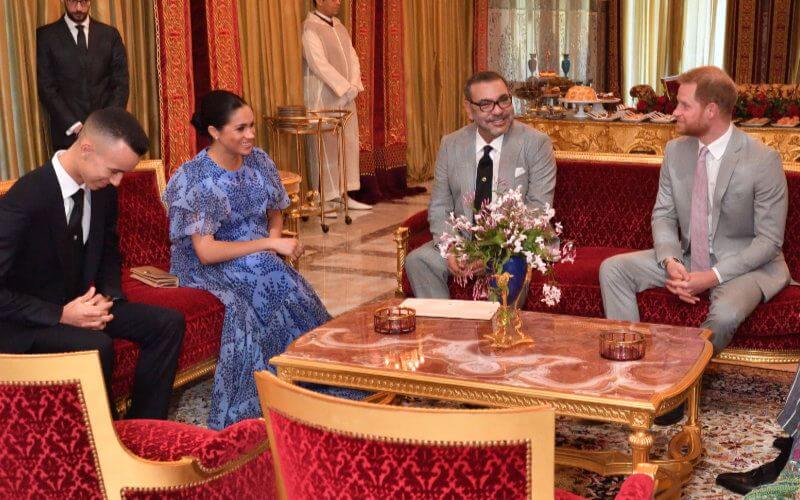 King Mohammed VI Hosts Royal Tea Ceremony for Prince Harry and Meghan in Morocco