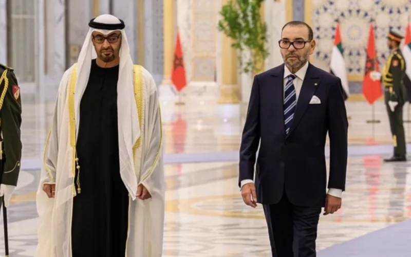 King Mohammed VI on a private visit to the United Arab Emirates