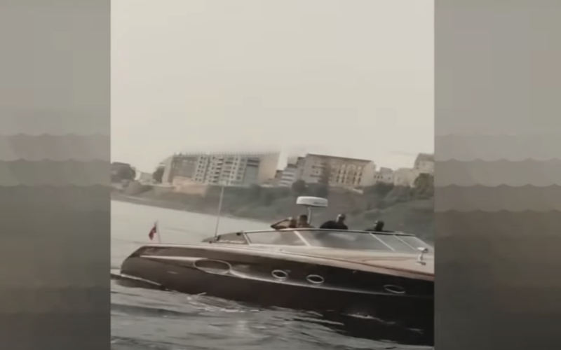 King Mohammed VI's Yacht Spotted Near Ceuta, Drawing Crowds