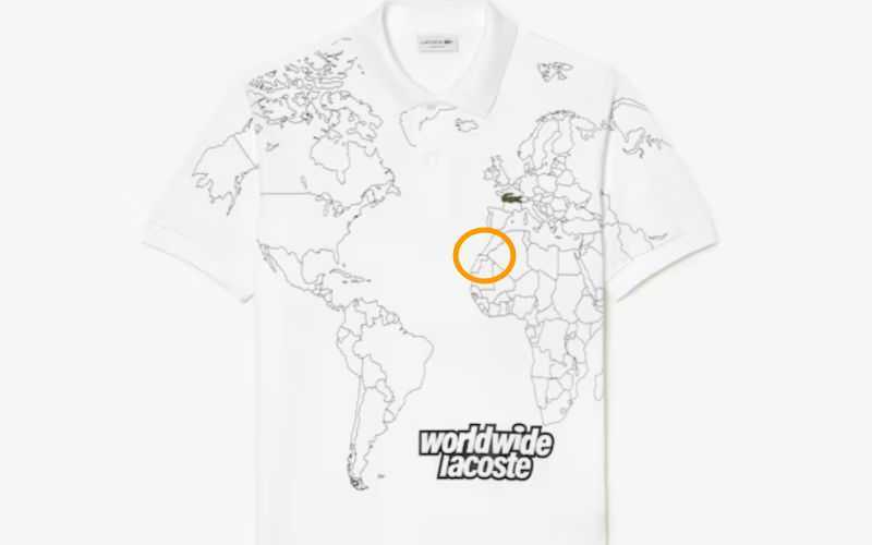 Lacoste Faces Boycott Calls Over Controversial Morocco Map on New Collection