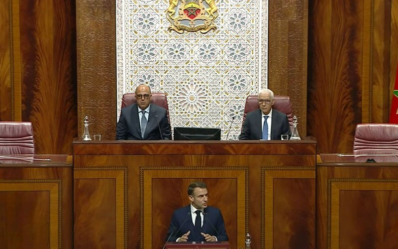 Macron's Gaza Remarks Spark Controversy in Moroccan Parliament